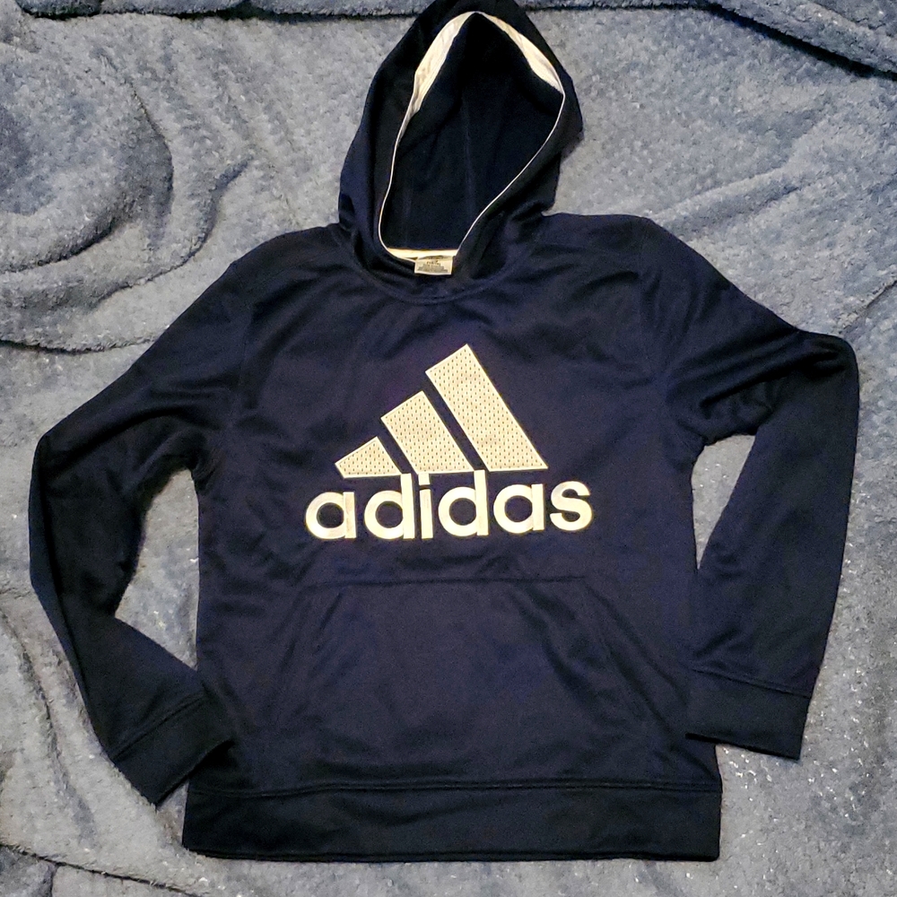 [Item 74]Adidas like new dark blue(Navy) hoodie with pocket